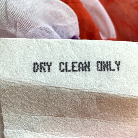 Women's Desert West Tie Dye Boho Elastic Waist USA Made Sheer Maxi Skirt sz OSFA - Picture 7 of 9